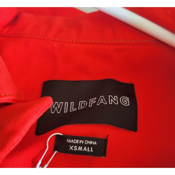 Wildfang Essential Long Sleeve Jumpsuit Red Size XS NWT Coveralls - Picture 5 of 14